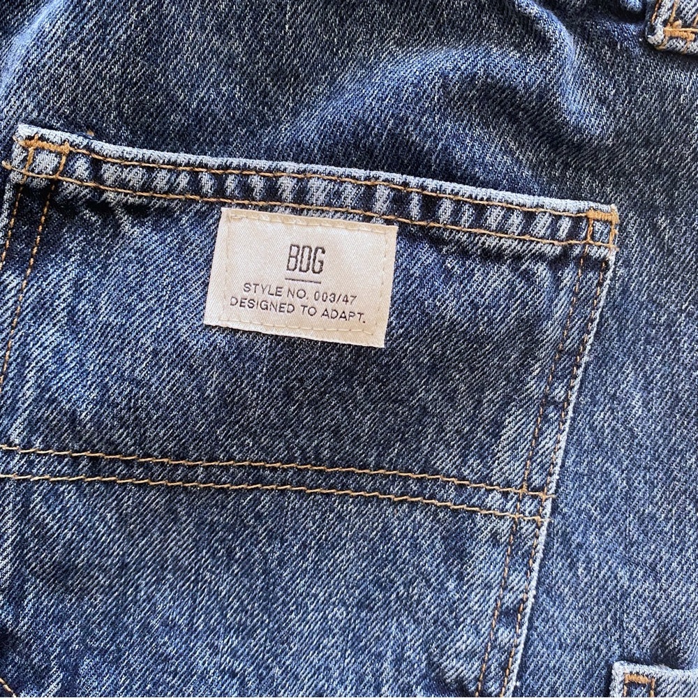 Urban Outfitters BDG Skate Shorts Denim Blue Jean Cargo Style size XS - Picture 10 of 14